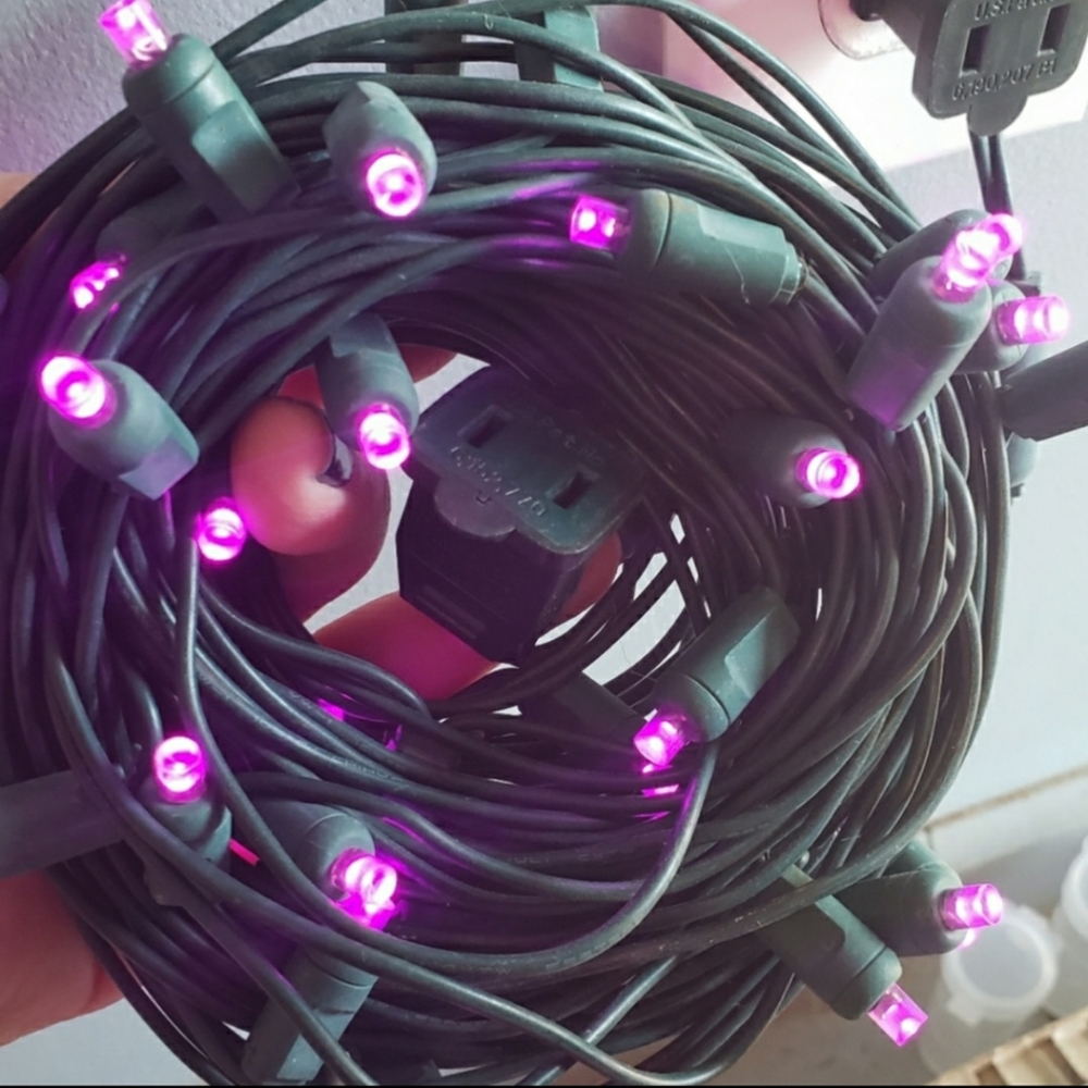 Purple led lights - 2pk